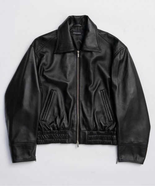 MAISON SPECIAL（メゾンスペシャル） ブルゾン アウター Real Leather