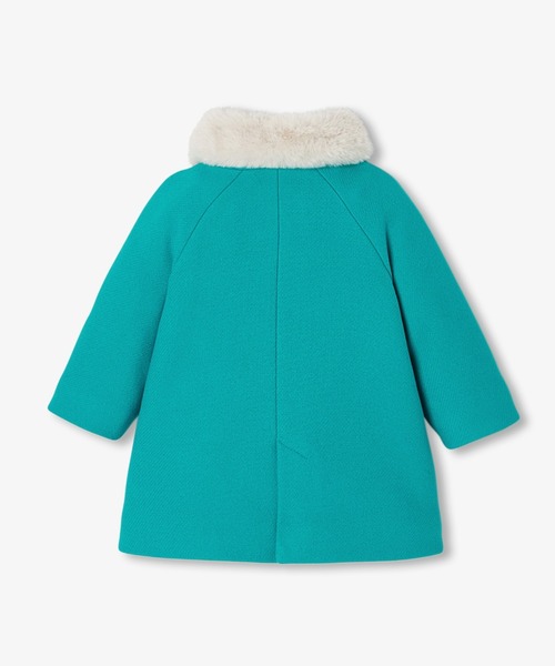 jacadi（ジャカディ） コート アウター フェイクファー襟ウールコート