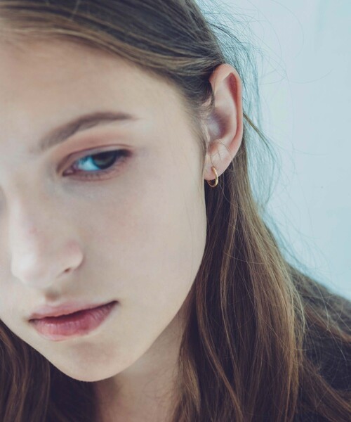 ete（エテ） ピアス K18YG フープ ピアス レディース : ZOZOTOWN Yahoo