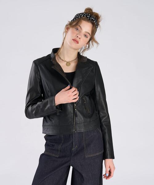 To b. by agnes レザージャケット ライダース レザー ライダース