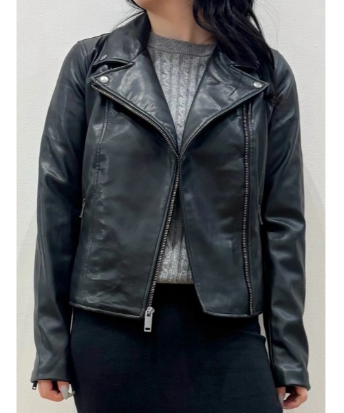 GAP（ギャップ） レザージャケット ライダース ヴィーガンレザー