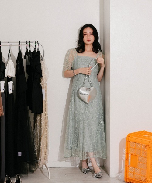 DONOBAN（ドノバン） ドレス 「ANDRESD」wave piping frare dress