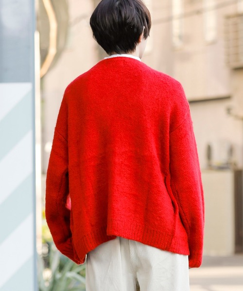 ATELIER SAB MEN（アトリエサブメン） カーディガン シャギー モヘア