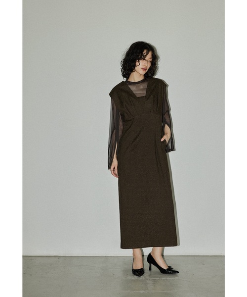 niana（ニアナ） ドレス V line ジャガードドレス 結婚式 パーティー