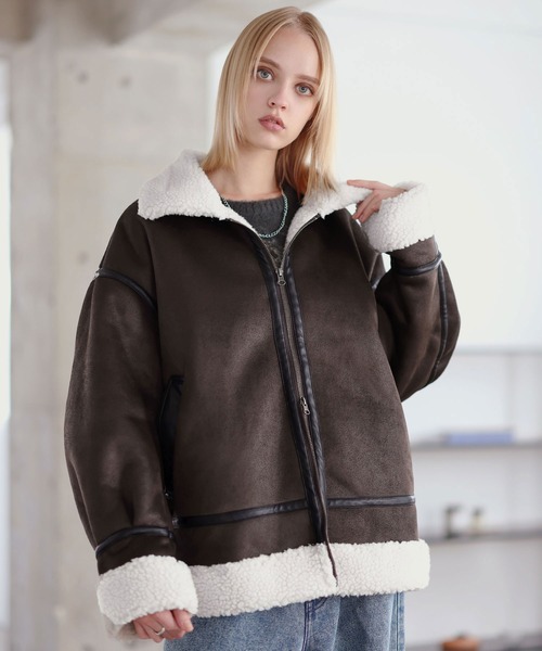 ROCHEM（ローシェン） ムートンジャケット ムートンコート ダブル