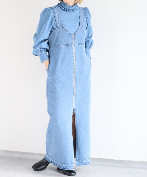 cepo（セポ） ジャンパースカート 「セットアップ可能」Wジップ カット