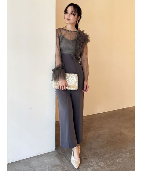 LAGUNAMOON（ラグナムーン） パンツドレス LADYフリルチュール