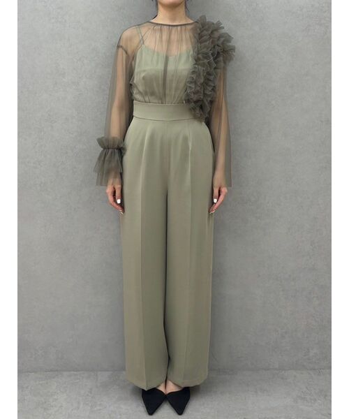 LAGUNAMOON（ラグナムーン） パンツドレス LADYフリルチュール