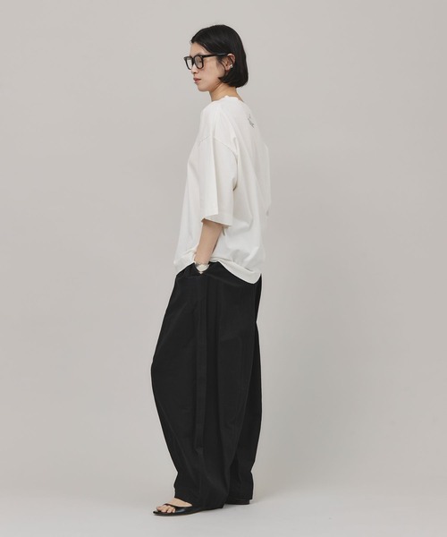 Curensology（カレンソロジー） パンツ /コットンリネンドロストパンツ