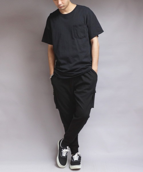 8 スウェットパンツ ジャージ ポンチサルエルカーゴパンツ メンズ