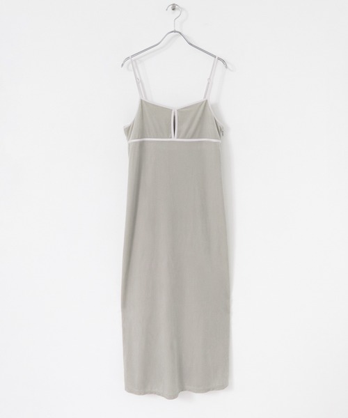 SENSE OF PLACE by URBAN RESEARCH ワンピース フロントスリットベロア