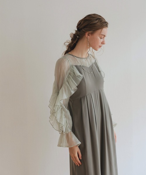 Dorry Doll（ドリードール） パンツドレス シアーフリルパンツドレス