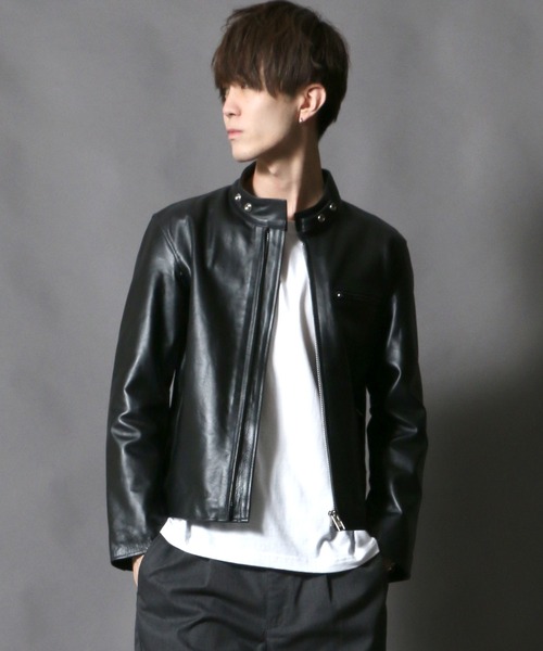 SITRY（シトリー） 革ジャン ライダース Real leather Cowhide Single