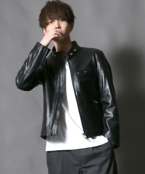 SITRY（シトリー） 革ジャン ライダース Real leather Cowhide Single