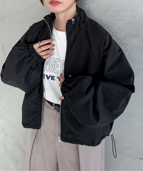 feepur（フェピュール） ブルゾン ジャンバー スタンドナイロンコード