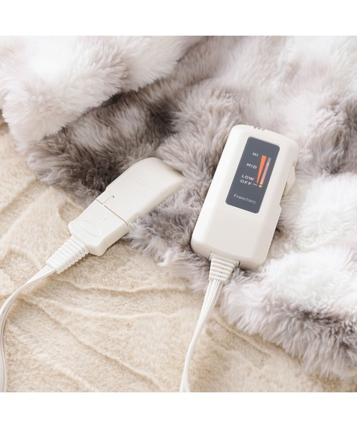 Francfranc（フランフラン） ヒーター付きブランケット ホワイト