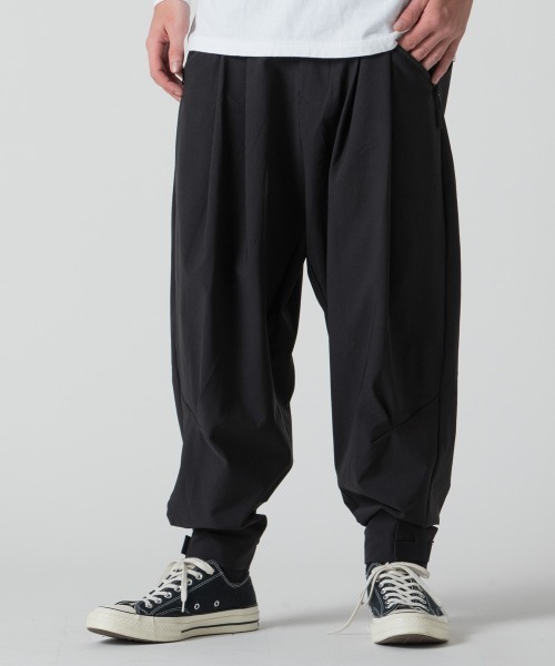 rehacer（レアセル） パンツ : Zippers Volume Tuck Pants