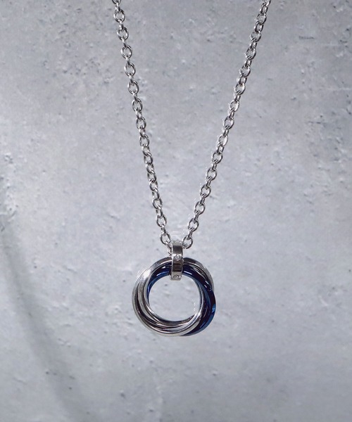 SBG by 7JEWELRY ネックレス SBG 3連リングネックレス メンズ
