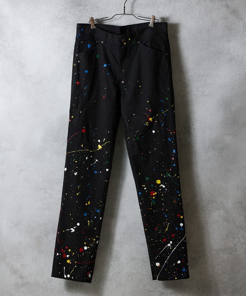 NUMBER (N)INE（ナンバーナイン） チノパン HAND PAINTED CHAIN STITCH