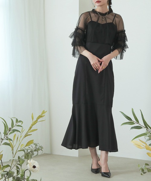 美品 kana カナ チュールボレロセット 結婚式 パーティー L大きい