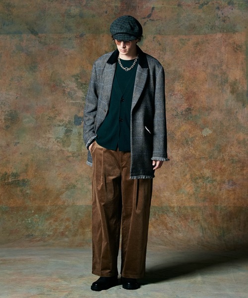 glamb（グラム） パンツ Tuck Corduroy Pants / タックコーデュロイ