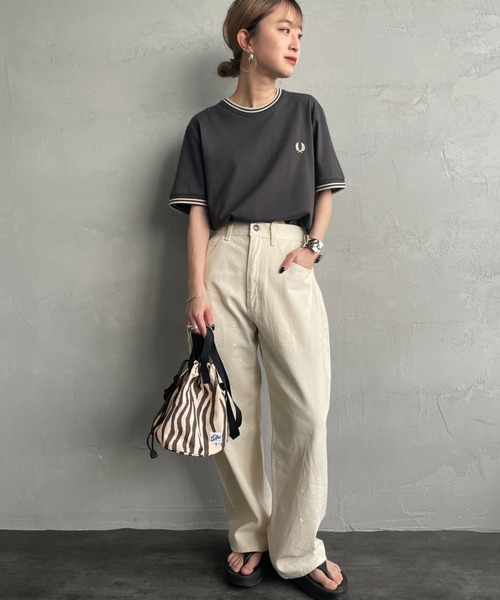 FRED PERRY（フレッドペリー） tシャツ ツインティップライン ワン