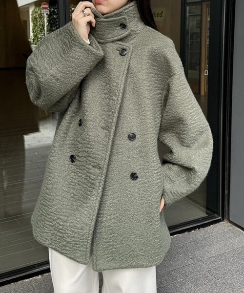 mystic（ミスティック） コート アウター 「EC限定カラー/グリーン