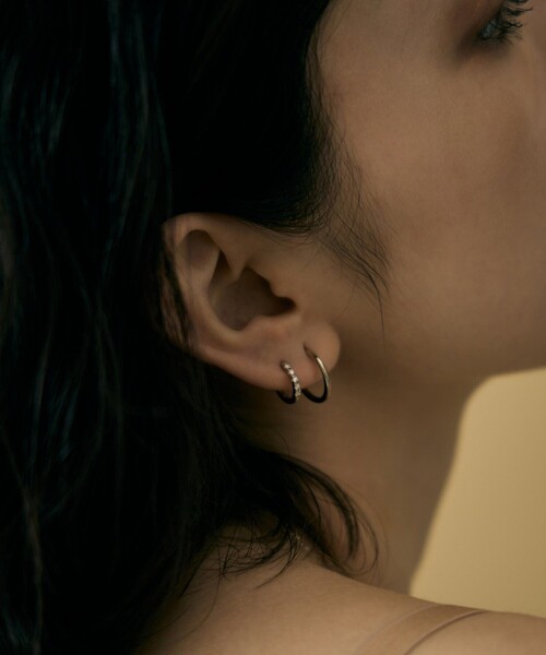 ete bijoux（エテ ビジュー） ピアス 「トーン」 K18RBG ダイヤモンド