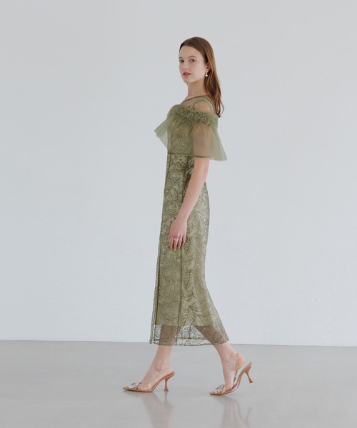 Leja（レジャ） ドレス 「LEJA」3WAYフラワーチュールアシンメトリーI