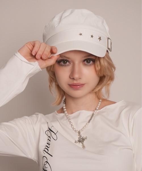 IMARI 帽子 キャスケット 「 IMARI / イマリ 」 スター スタッズ