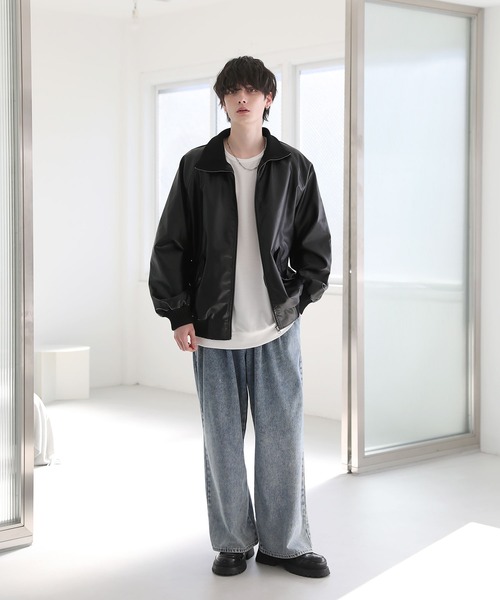 ASTRONOMY ブルゾン アウター Buyer's Select /オーバーサイズリブ