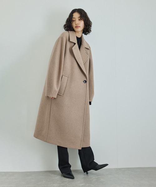 ADAM ET ROPE'（アダムエロペ） ステンカラーコート コート ウール