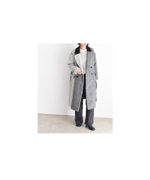 Eimee Law（エイミーロウ） コート アウター ミックスシャギー配色