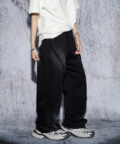 EFFECTION スウェットパンツ ジャージ EFFECTION // vintage wash wide