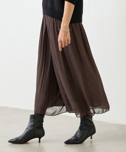 BEARDSLEY（ビアズリー） パンツ NEWシワシフォンギャザーパンツ