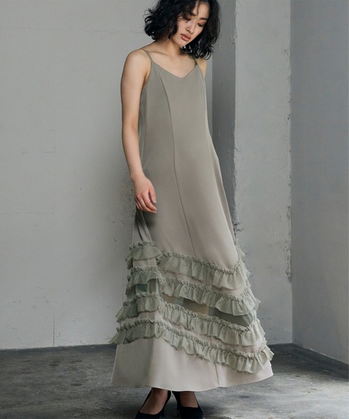 GIRL DRESS FOR NOW ドレス テーラードジャケット チュール フリル