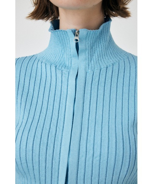 フルジップニットジャージ (Milkey Blue) ずとまよ Full Zip Knit