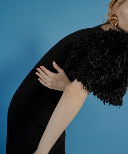 et.UNiVER ドレス Shaggy sleeve dress : ZOZOTOWN Yahoo!店 - 通販