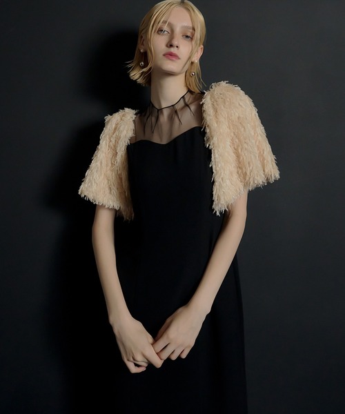 et.UNiVER ドレス Shaggy sleeve dress : ZOZOTOWN Yahoo!店 - 通販