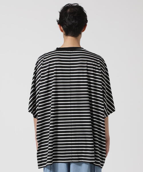 トップス 25ss MINEDENIM Big Nosleeve Border T-SH トップス