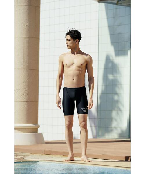 agnes b.（アニエスベー） 水着 agnes b. x arena メンズ ハーフレッグ