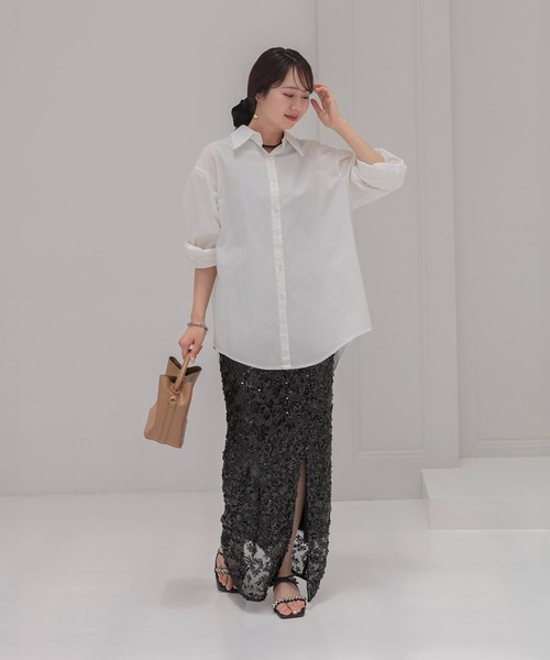 Leja（レジャ） ドレス 「LEJA」チュールフリルオフショルダー