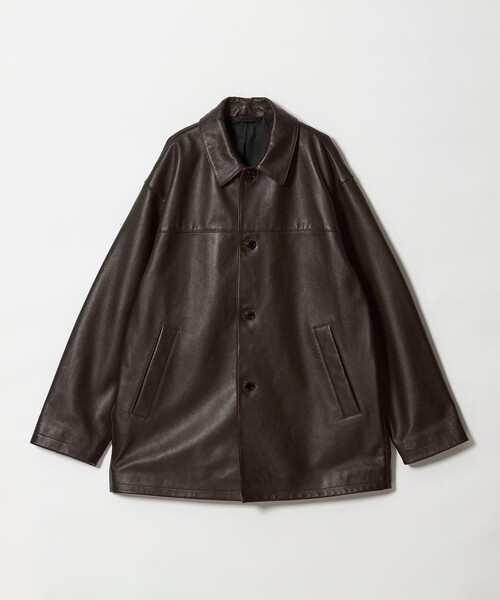 STEVEN ALAN（スティーブンアラン） カバーオール シボ シープレザー