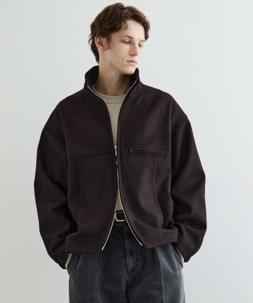 CONZ ブルゾン アウター S140 STAND COLLAR ZIP BLOUSON メンズ