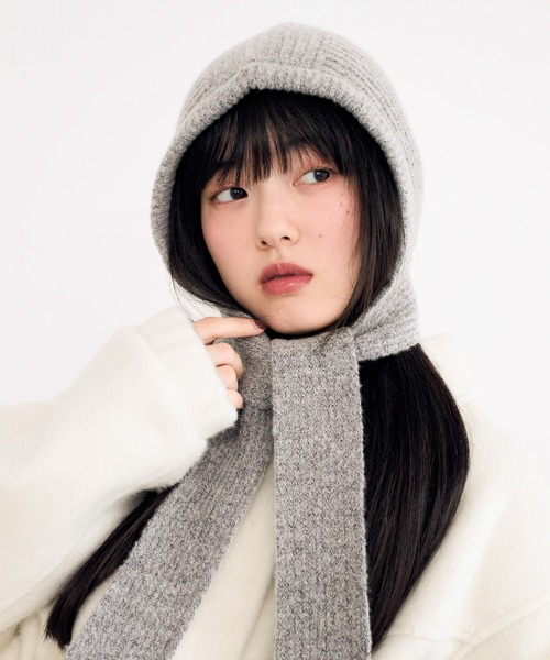 Heather（ヘザー） ニット帽 ニットキャップ ニットバラクラバ 606017