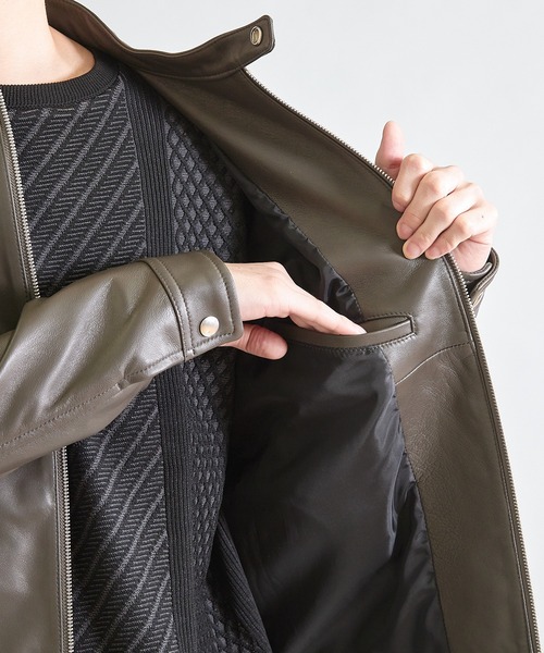 UNION STATION（ユニオンステーション） 革ジャン ライダース シープ