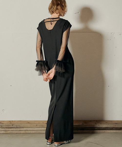 et.UNiVER ドレス Frill sleeve dress : ZOZOTOWN Yahoo!店 - 通販