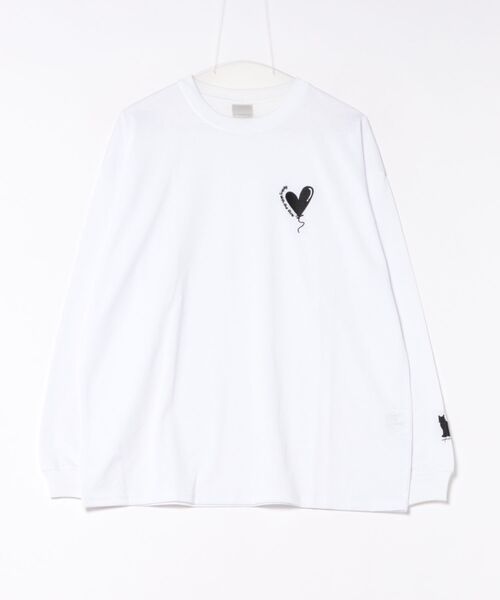 8 tシャツ ハートロゴワイドシルエットロンT メンズ レディース