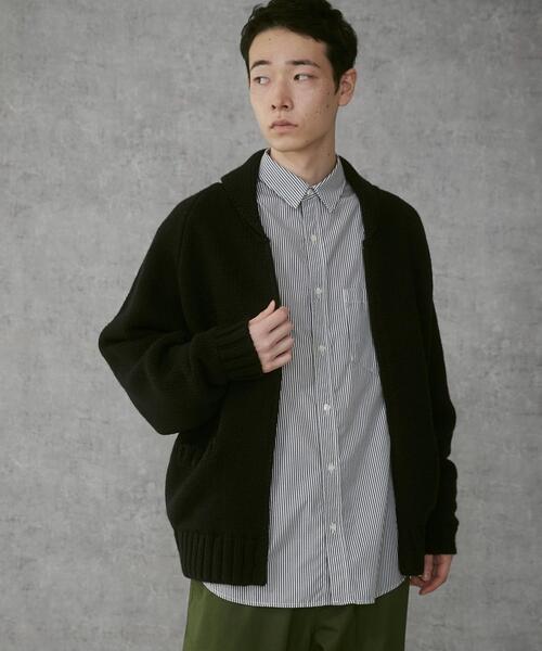 THE STANDARD カーディガン THE STANDARD/カウチンニットカーディガン