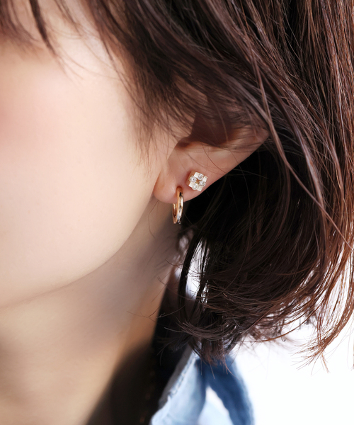 Lilas イヤリング ピアリング K10（両耳） レディース : ZOZOTOWN